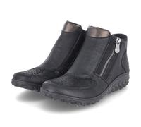 Rieker Bottes courtes pour femme 59558, Noir, 41 EU