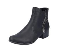 Rieker Bottes courtes pour femme 78675, Noir, 39 EU