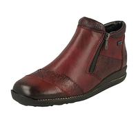 Rieker Bottes Courtes pour Femme Mollet, Couleur : Rouge, 39 EU