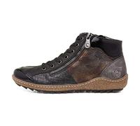 Rieker Bottes Courtes pour Femme, Noires Mollet, 37 EU