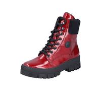 Rieker Bottes de motard Y0220 pour femme, rouge, 39 EU, rouge, 39 EU