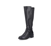 Rieker Bottes en Cuir Femmes 75490, Pointure:37 EU, La Couleur:Noir