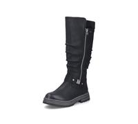 Rieker Bottes en cuir femmes 93093 – Noir – Pointure 39 EU
