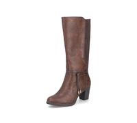 Rieker Bottes en Cuir Femmes 96081, Pointure:41 EU, La Couleur:Marron