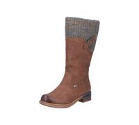 Rieker Bottes marron / gris chiné, Taille 36
