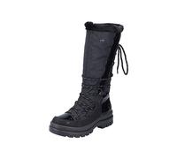 Rieker Bottes montantes X9084 pour femme, Noir, 36 EU