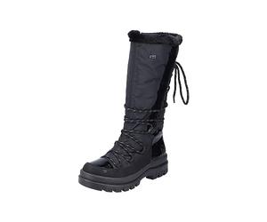 Rieker Bottes montantes X9084 pour femme, Noir, 40 EU