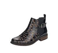 Rieker Bottes pour Femme, Noires Bottine Chelsea, 37 EU