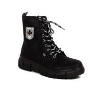 Rieker Bottes pour Femme, Noires Bottine Chelsea, 37 EU