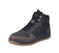 Rieker Bottes pour homme avec doublure chaude en combinaison noire, Combinaison noire., 44 EU