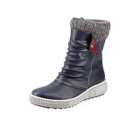 Rieker Femme Z6693 Botte Tendance, Bleu, 38 EU
