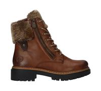 Rieker Femme Bottines 72608, Dame Bottines,Bottillons,Chaussure de Transition,fourrée,Bottes,Botte,Demi-Botte,Marron (Braun / 24),41 EU / 7.5 UK