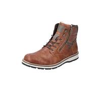 Rieker Bottines à lacets beige foncé / cognac / brocart, Taille 41