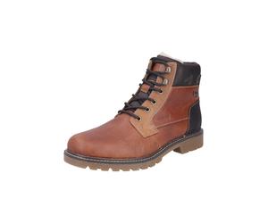 Rieker Bottines à lacets caramel / cognac / brun foncé, Taille 44