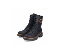 Rieker Bottines à lacets fourrées pour Femmes Noir 72613-00
