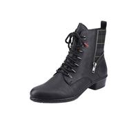 Rieker Bottines à lacets jaune clair / gris foncé / noir, Taille 38