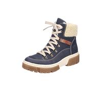 Rieker Bottines à lacets marine / blanc cassé, Taille 39