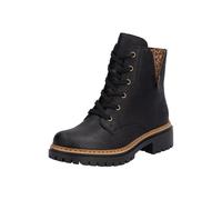 Rieker Femme 72617 Bottes à Lacets, Black 00, 37 EU