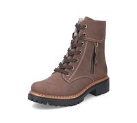 Rieker Bottines à lacets pour femme 72626, Marron 25, 38 EU