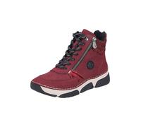 Rieker Bottes à lacets 45960 Femme Rouge 37 EU