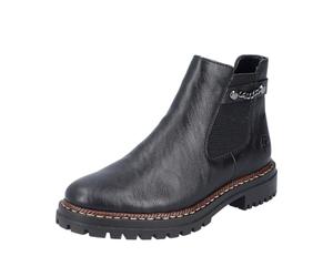 Rieker Bottines Chelsea 52054 pour femme, Noir, 40 EU