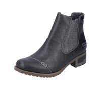 Rieker Bottines Chelsea 70354 pour femme, Noir, 38 EU