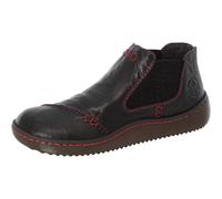 Rieker Bottines Chelsea Pour Femmes L8491-00 Avec Doublure Chaude