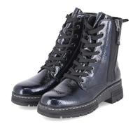 Rieker Bottines à lacets bleu foncé, Taille 38