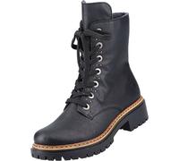 Rieker Bottines femme à lacets talon bloc 72612, Taille:42 EU, Couleur:Noir
