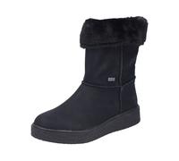 Rieker Bottines Femmes Avec Coutures, Semelle Épaisse Et Doublure Chaude Y0090
