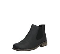 Rieker Femme Bottines Z4994, Dame Chelsea Boot, Bottes,Demi-Bottes,Bottes à la Cheville,Bootie,enfilez des Bottes,Plat,Schwarz/Schwarz,41 EU / 7.5 UK
