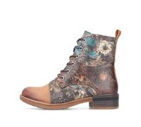 Rieker® - Bottines noisette avec imprimé à talon décroché bas avec lacets et zip latéral - Taille numeric_40