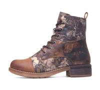 Rieker® - Bottines noisette avec imprimé à talon décroché bas avec lacets et zip latéral - Taille numeric_41