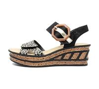 Rieker Cadeau Femme Wedge Heel Sandales | Charles Clinkard