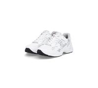 Rieker CAMDEN Damen Sneaker W4200-81 Basse Blanche/Argent Retro