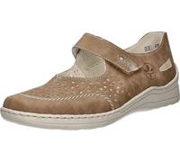 Rieker Femme 48996 Ballerine, Beige, 39 EU