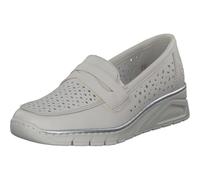 Rieker Chaussons N3356 pour Femme, Porcelaine Blanc cassé, 40 EU