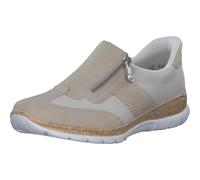 Rieker Slip on mastic / blanc, Taille 38