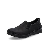 Rieker Femme 48964 Mocassin, Noir, 39 EU