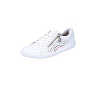 Rieker Femme Chaussures à Lacets 52824, Dame Chaussures Confortables,Chaussure Basse Confort,Lacets,Confortable,Blanc (Weiss / 80),37 EU / 4 UK