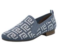 Rieker Chaussure basse bleu / argent, Taille 36