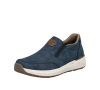 Rieker Chaussure basse bleu foncé / brocart, Taille 45