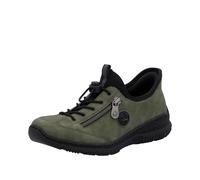 Rieker Chaussure basse vert / noir, Taille 39