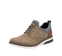 Rieker Chaussure de sport à lacets bleu-gris / marron, Taille 42