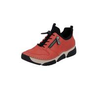 Rieker Chaussures Basses pour Femme 45951, Rouge, 38 EU