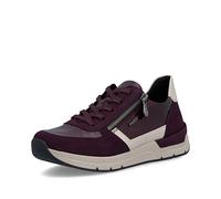 Rieker Chaussure de sport à lacets pierre / bourgogne, Taille 41