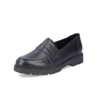 Rieker Chaussures à Enfiler pour Femme 45560, Noir 02, 38 EU