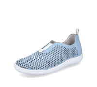 Rieker Femme 52866 Mocassin, Bleu 10, 39 EU