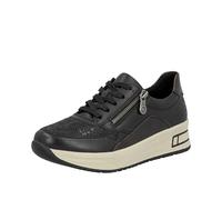 Rieker Chaussures à Lacets N8114 pour Femme, Noir, 42 EU
