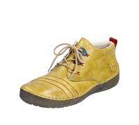 Rieker Chaussures à Lacets pour Femme, Jaune, 36 EU